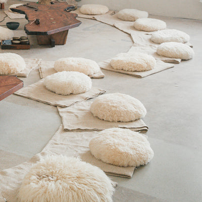 Ojai Zafu in collaboration with the Shepardess