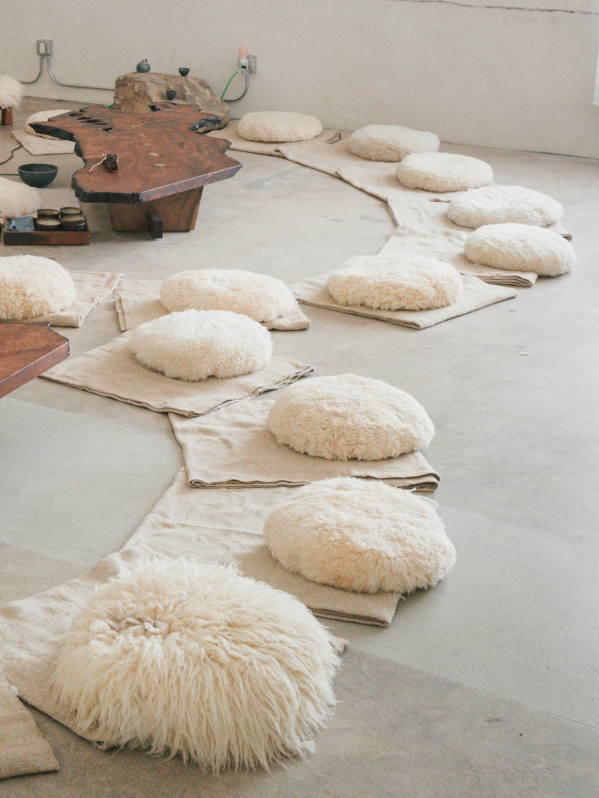 Ojai Zafu in collaboration with the Shepardess