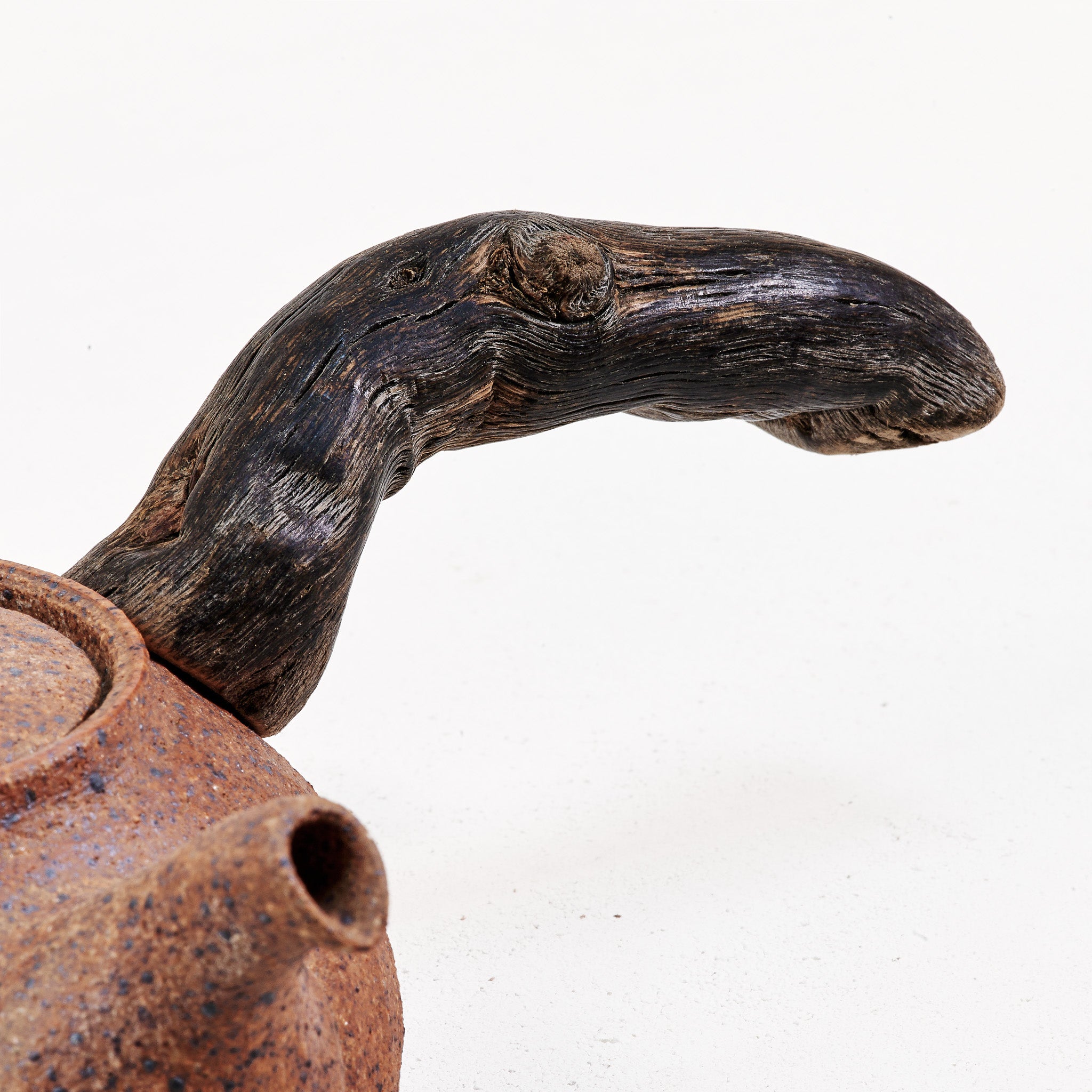Wooden side handle teapot (350ml)