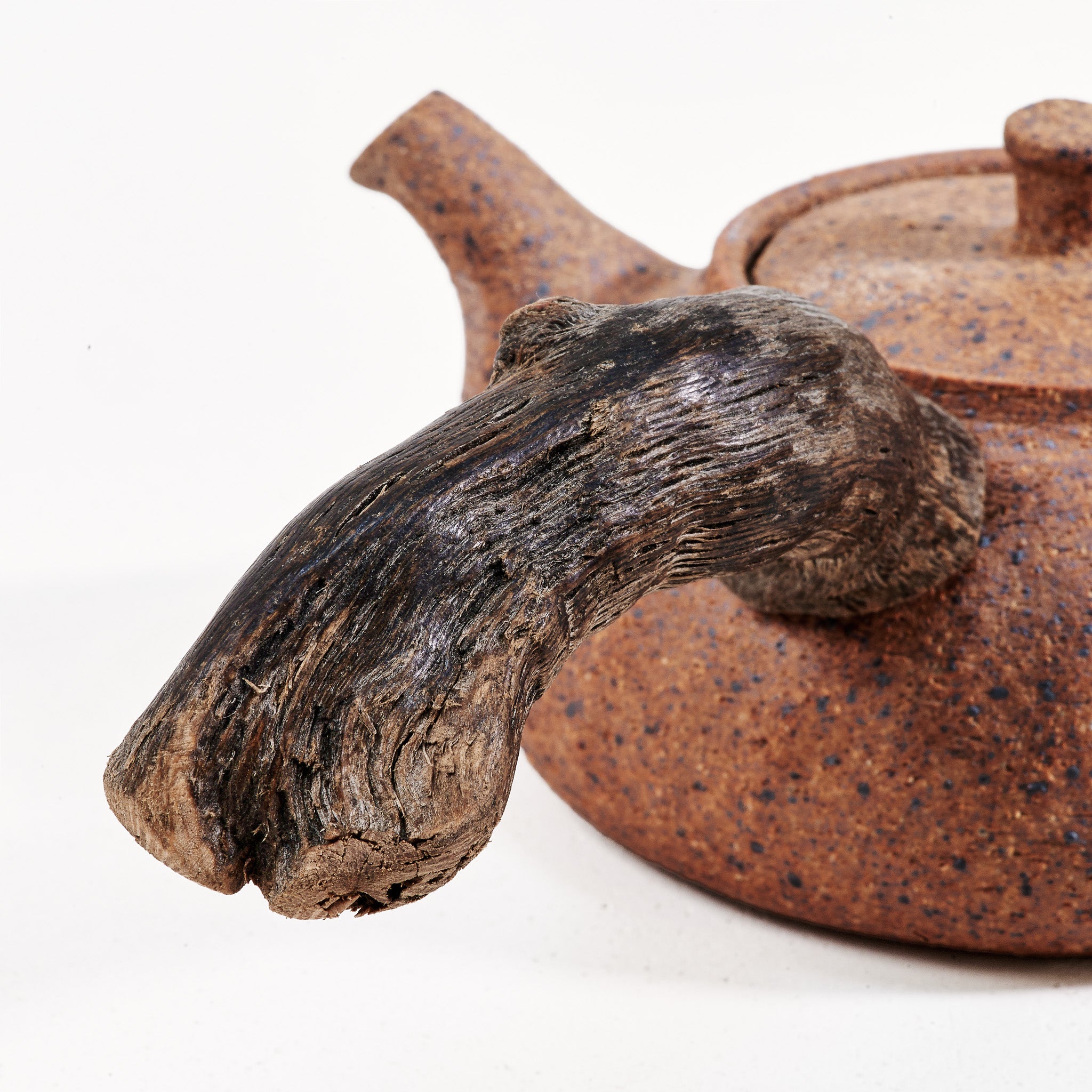 Wooden side handle teapot (350ml)