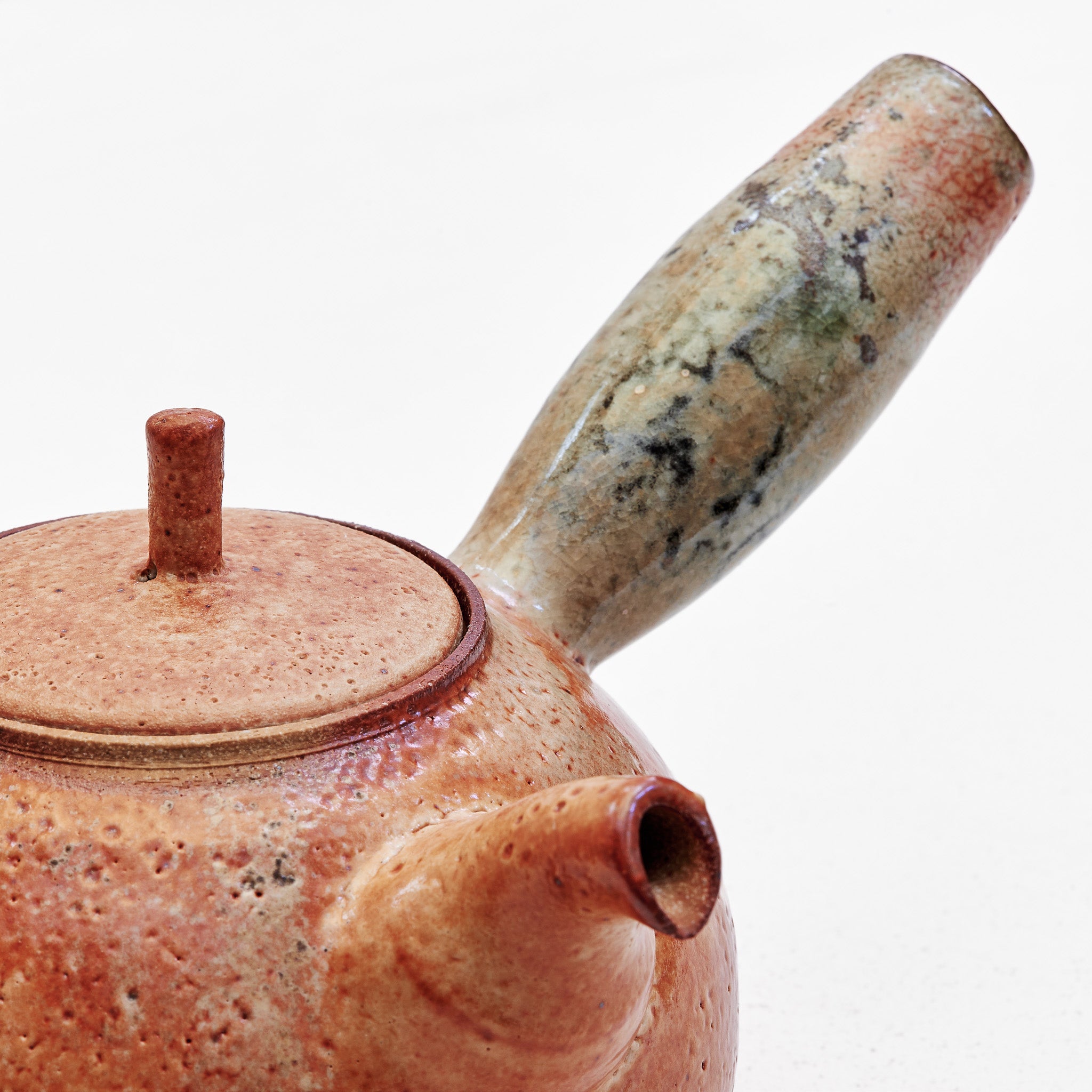 Shino Ceramic side-handle teapot (600ml)