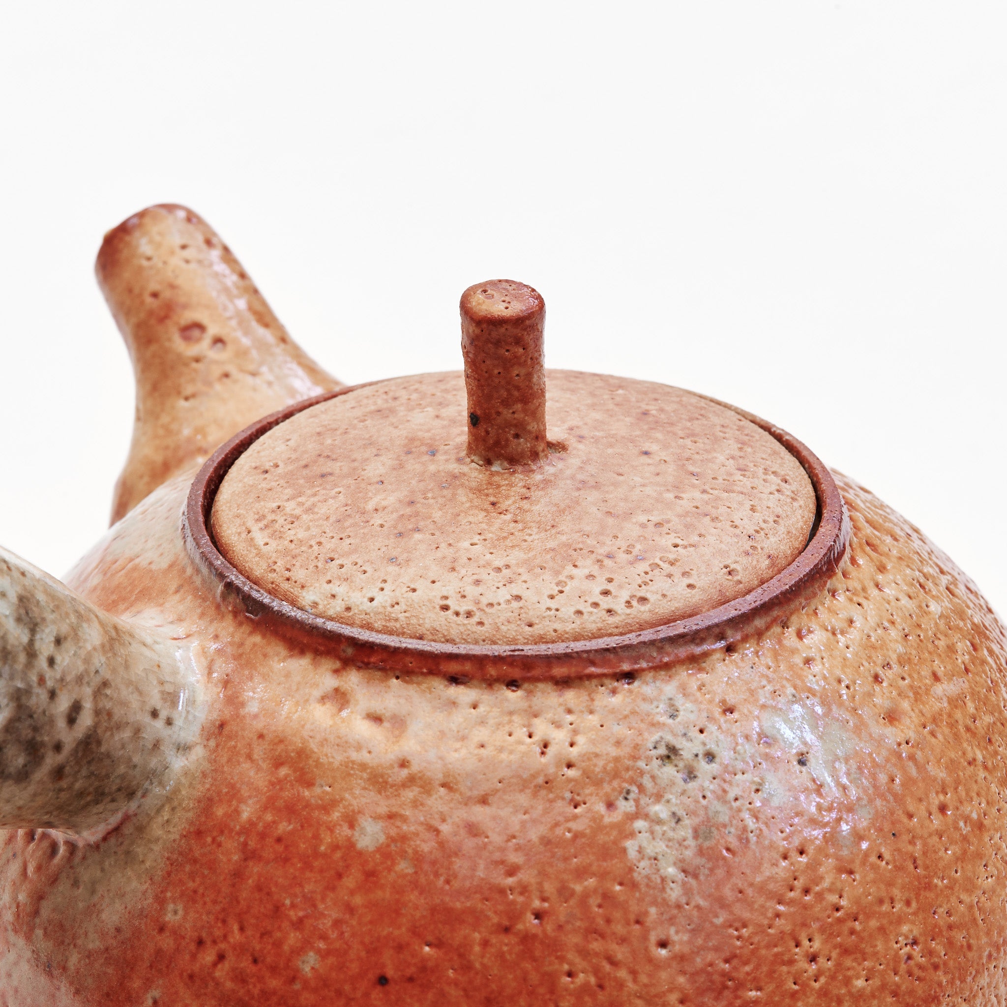 Shino Ceramic side-handle teapot (600ml)