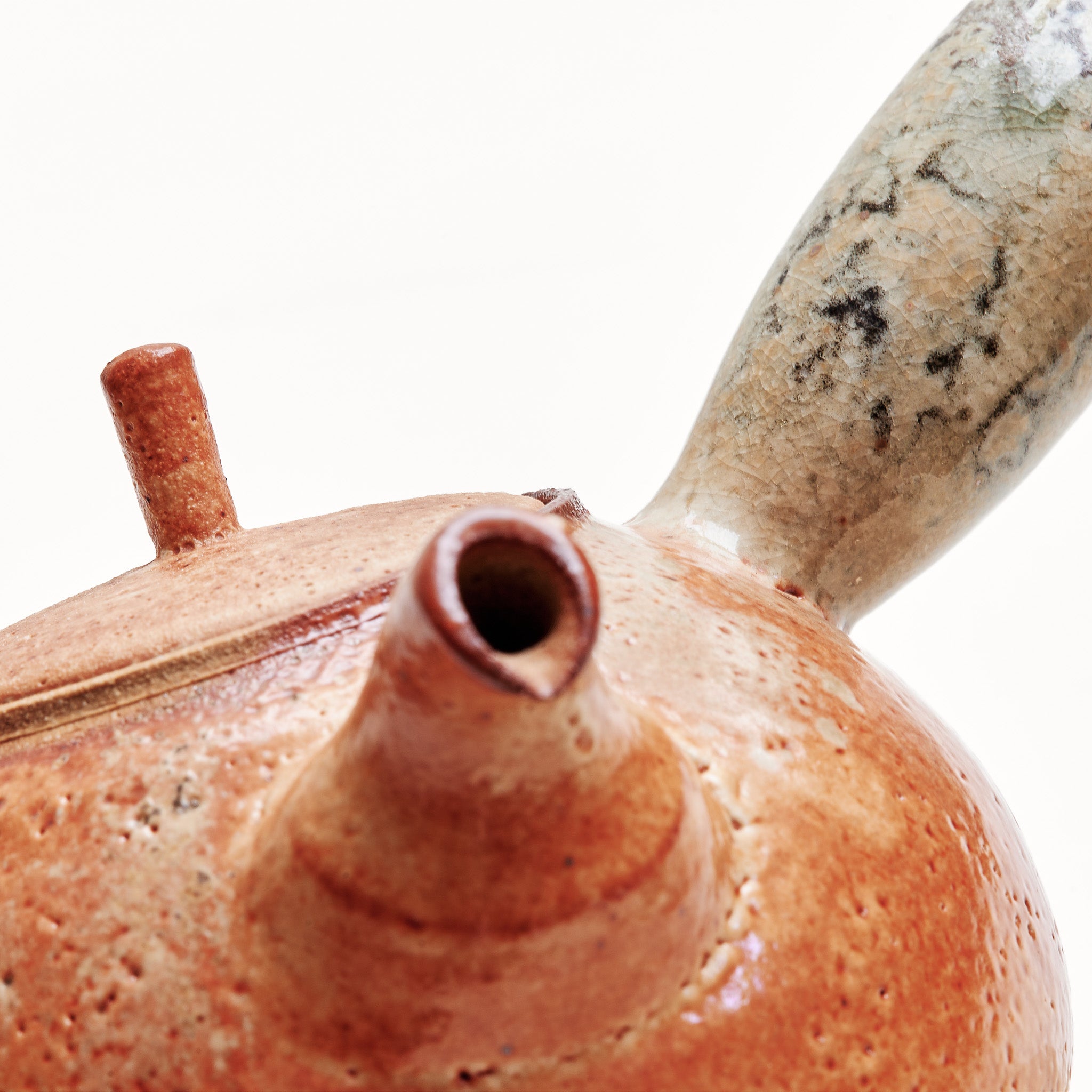 Shino Ceramic side-handle teapot (600ml)
