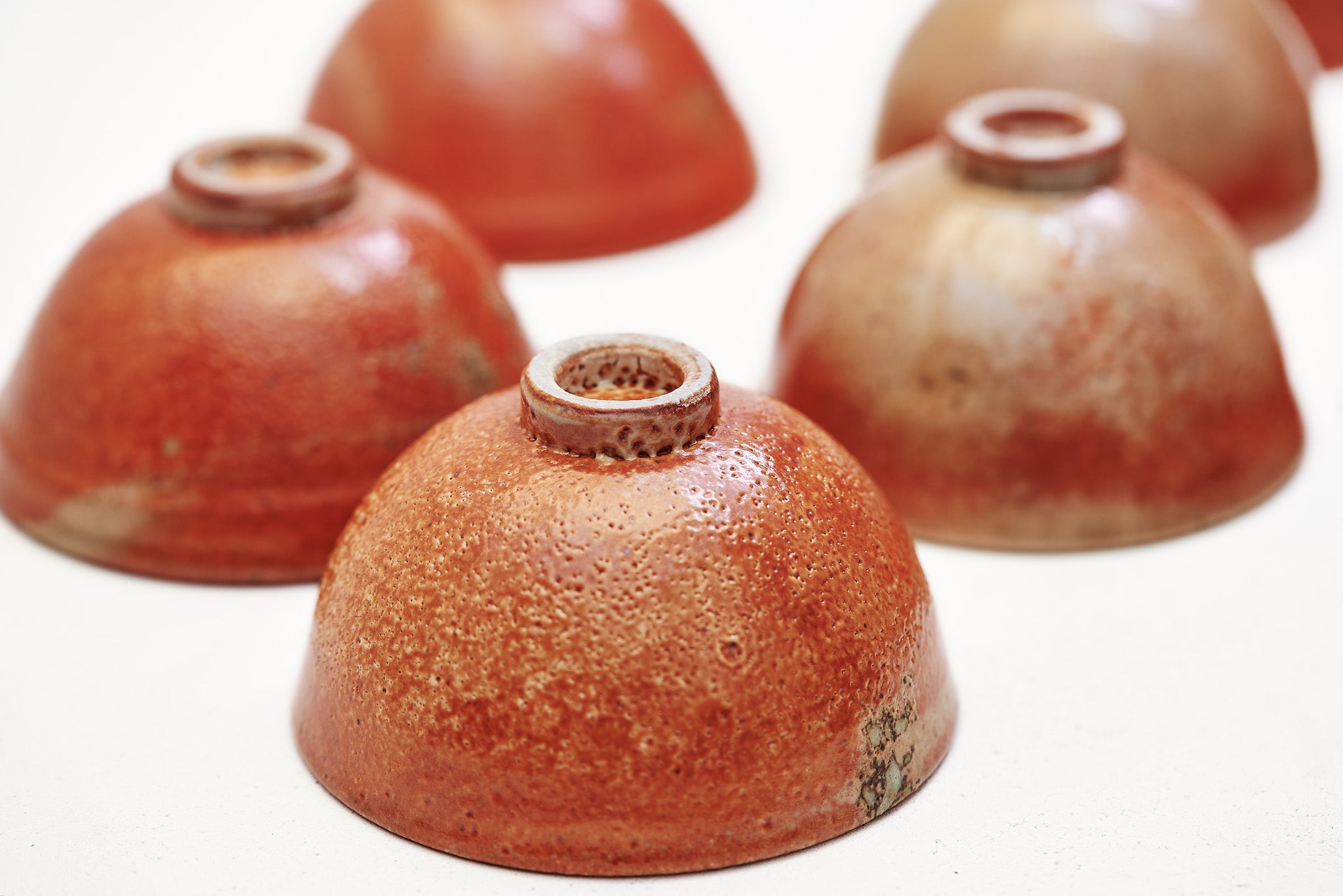 Set of 5 Shino Bowls