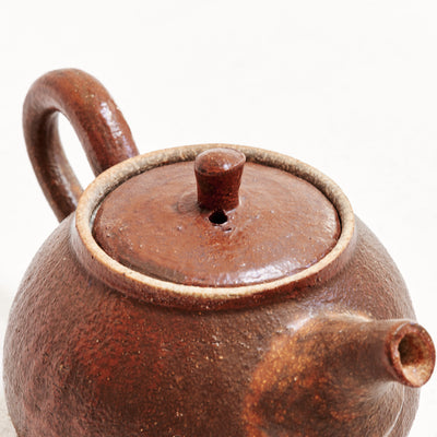 Tobacco Gungfu style teapot