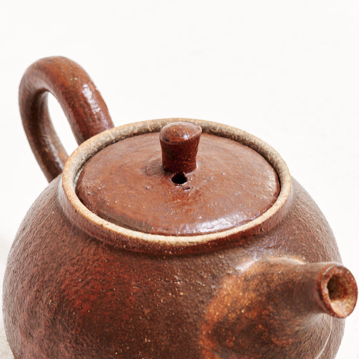 Tobacco Gungfu style teapot
