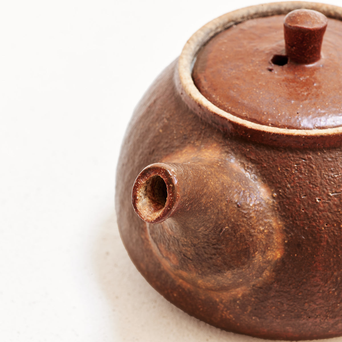 Tobacco Gungfu style teapot