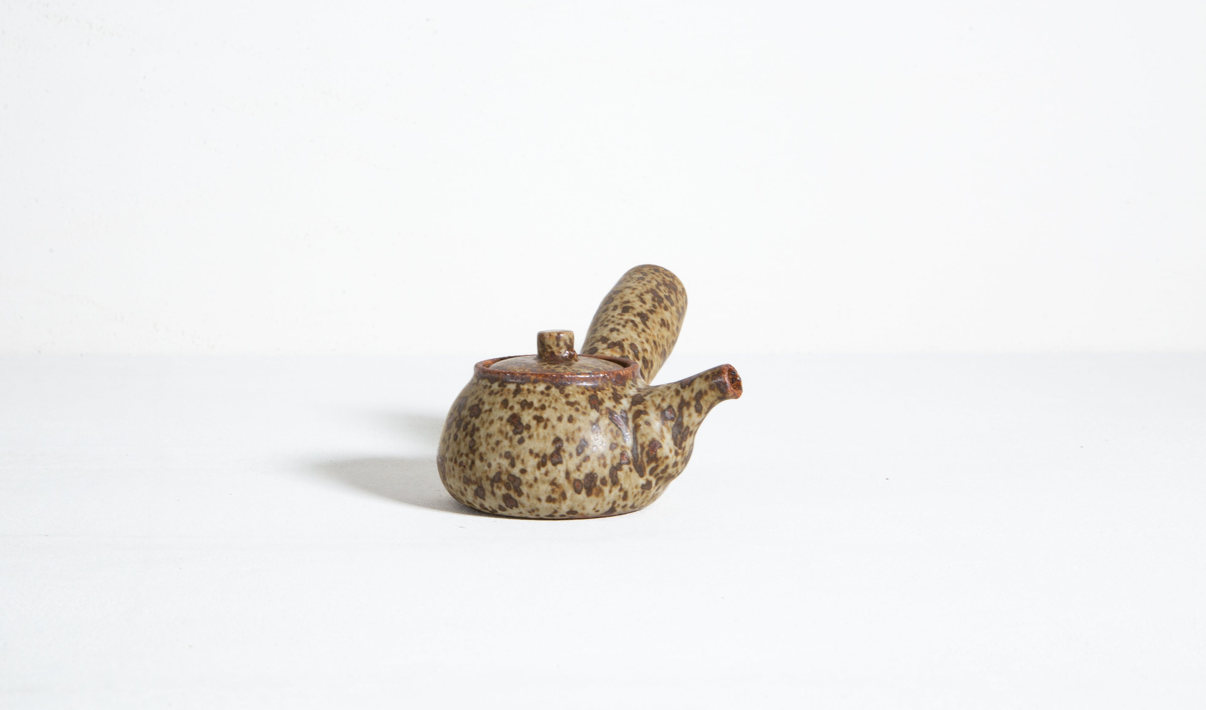 Ceramic side handle teapot