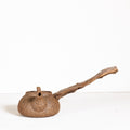 Wooden side handle teapot
