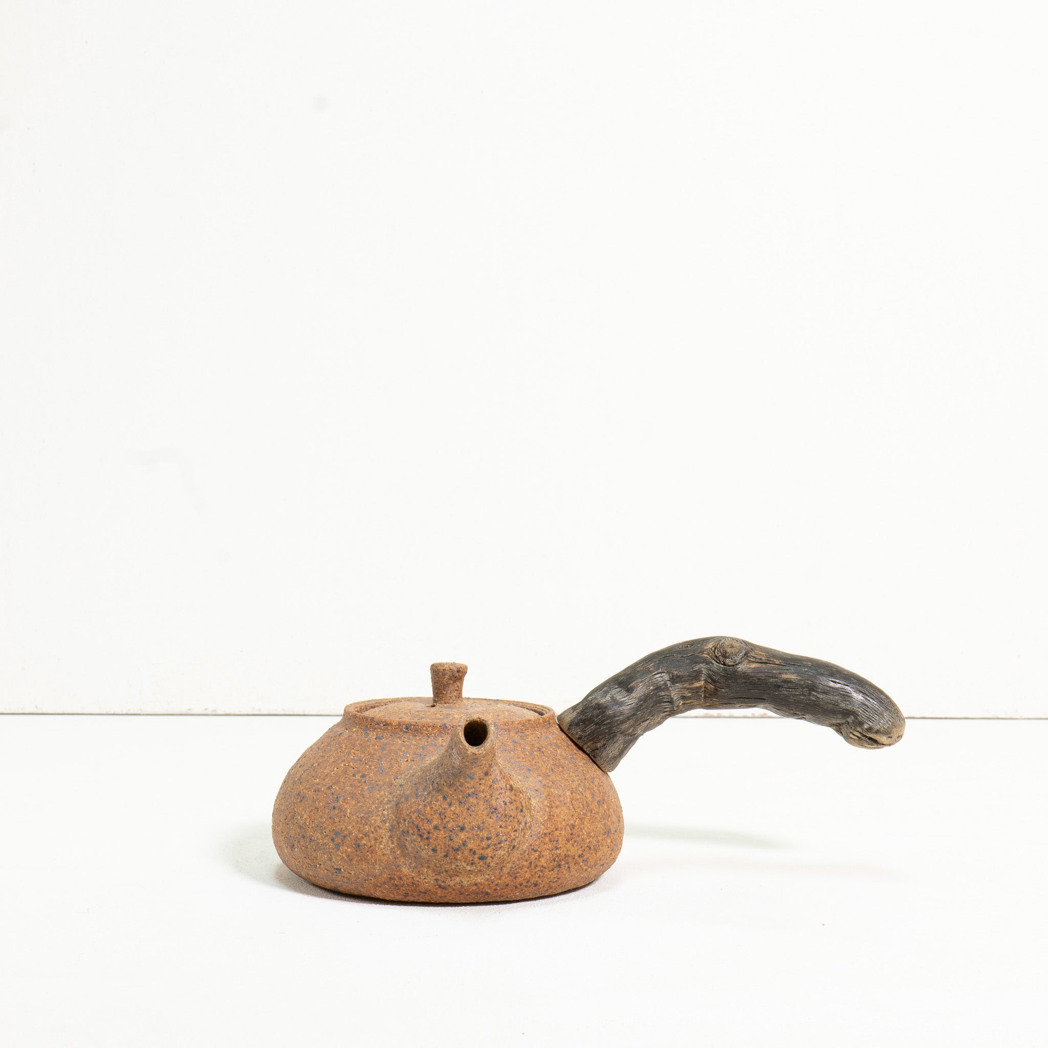 Wooden side handle teapot (350ml)