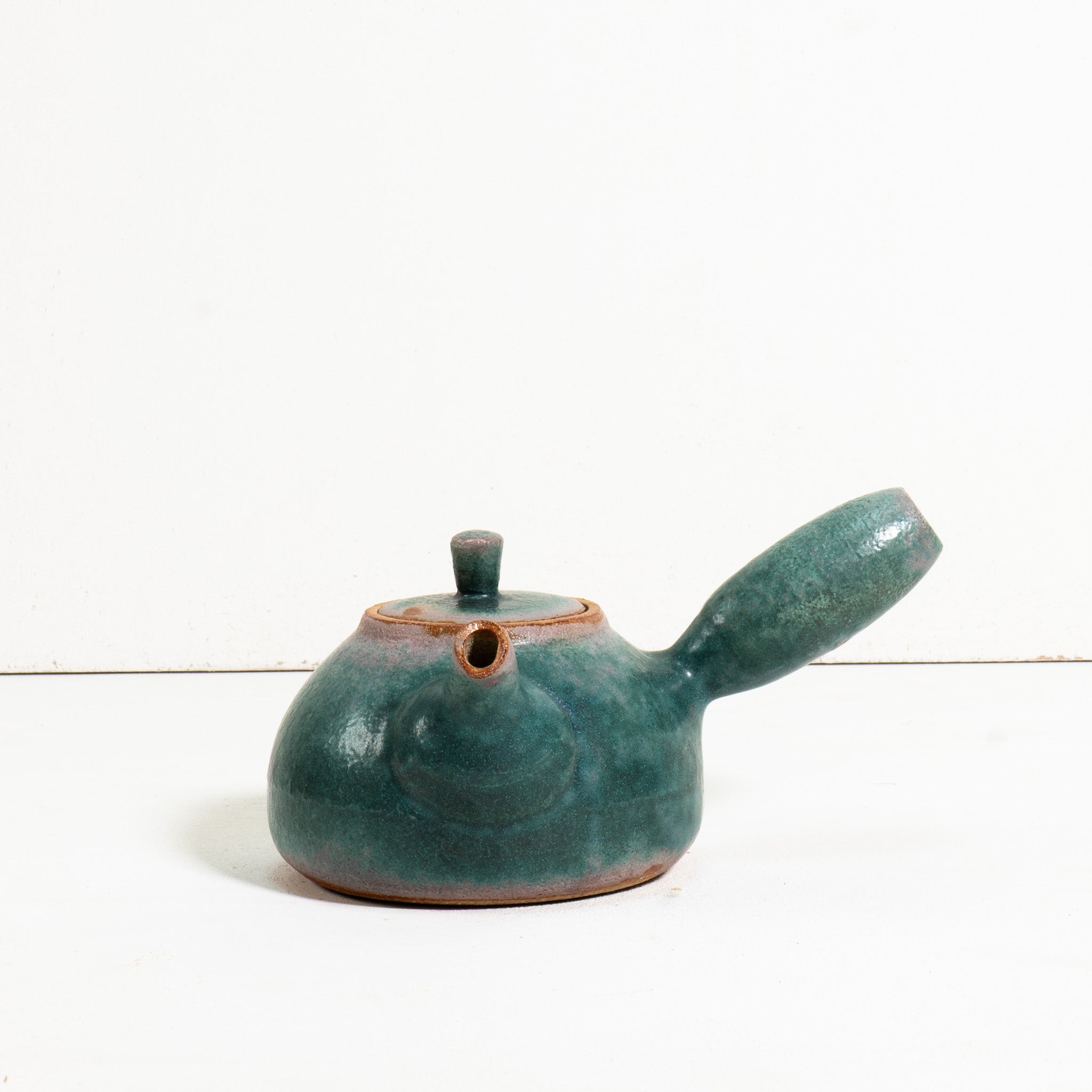 Jade Ceramic side-handle teapot (225ml)