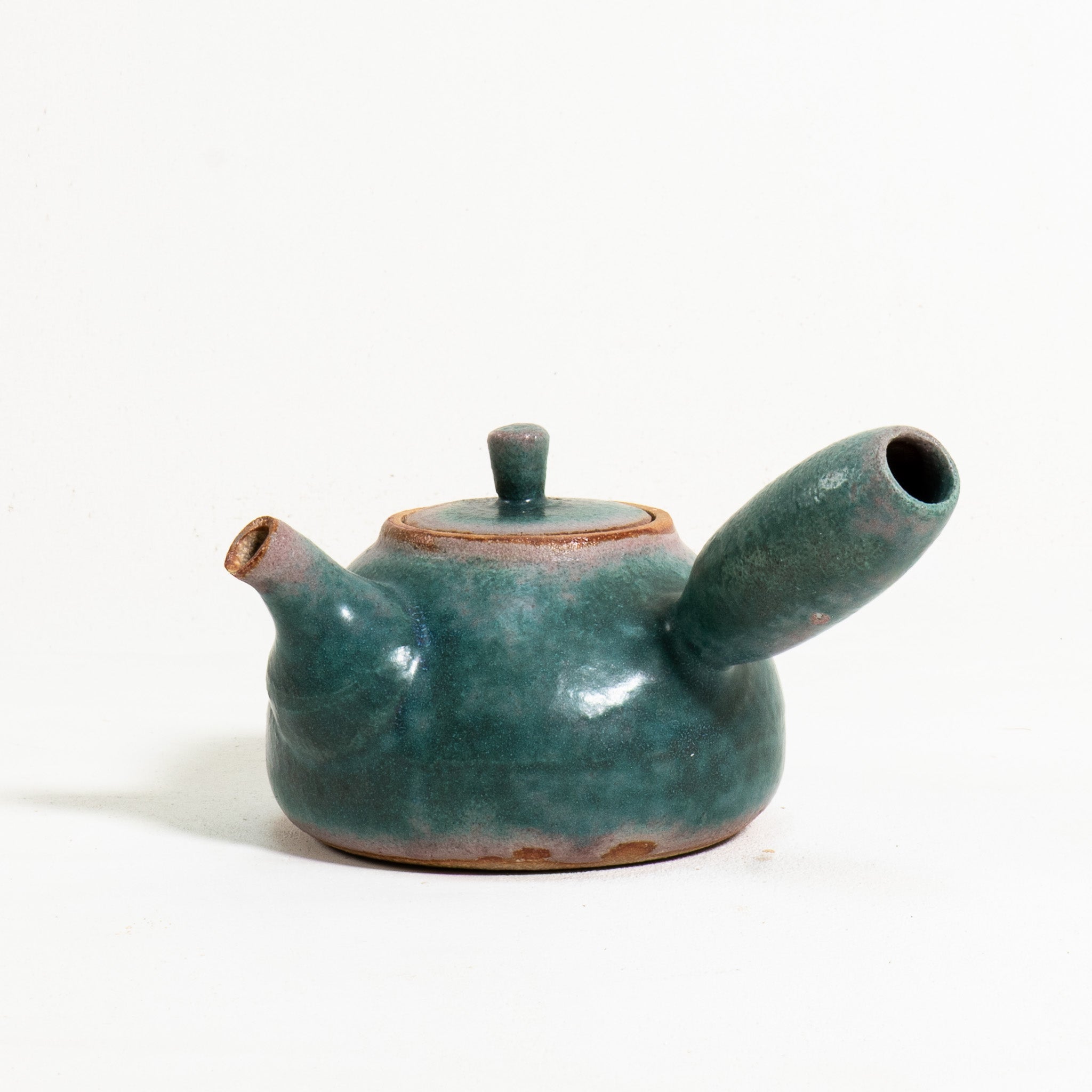 Jade Ceramic side-handle teapot (225ml)