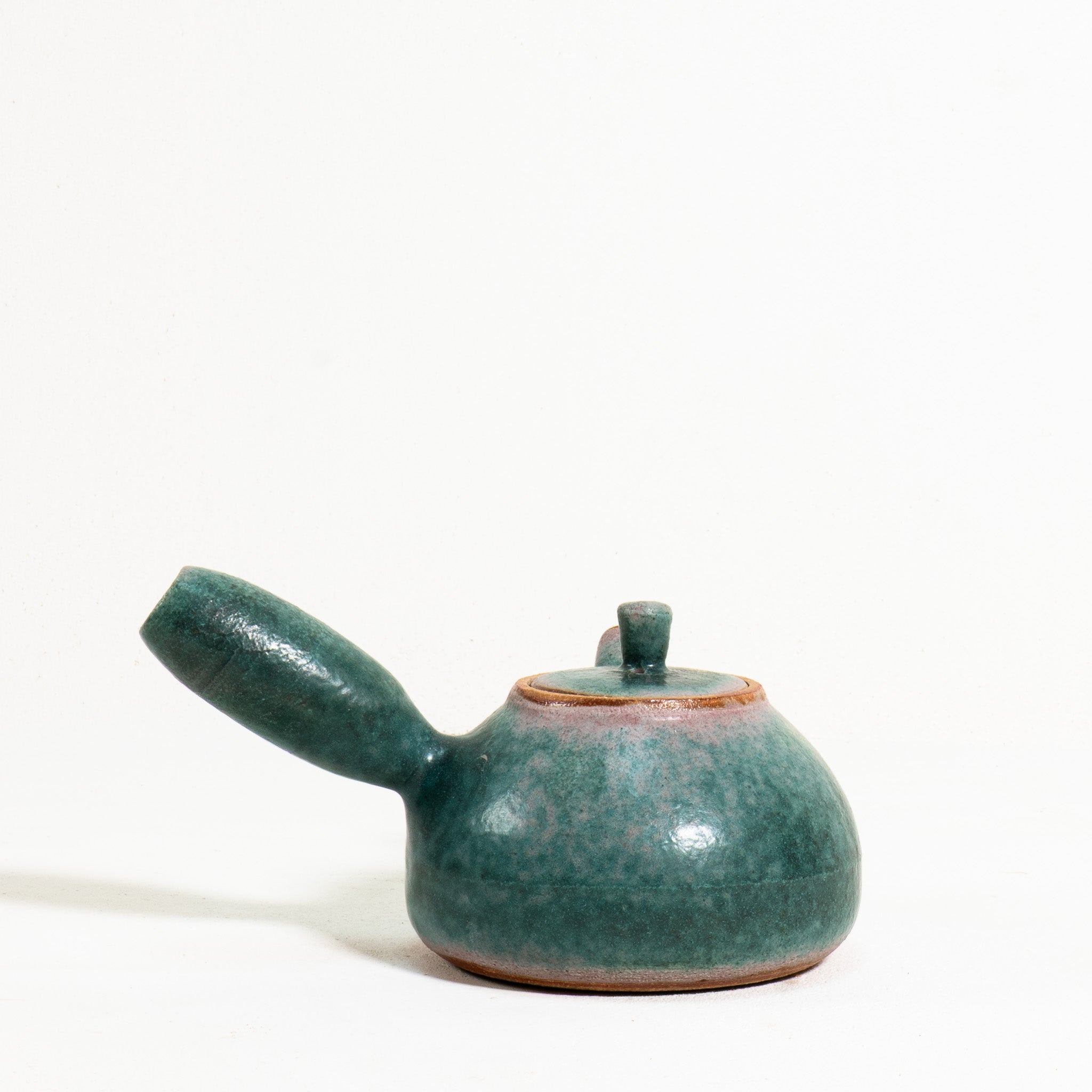 Jade Ceramic side-handle teapot (225ml)