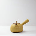 Golden Petal Ceramic side-handle teapot (610ml)