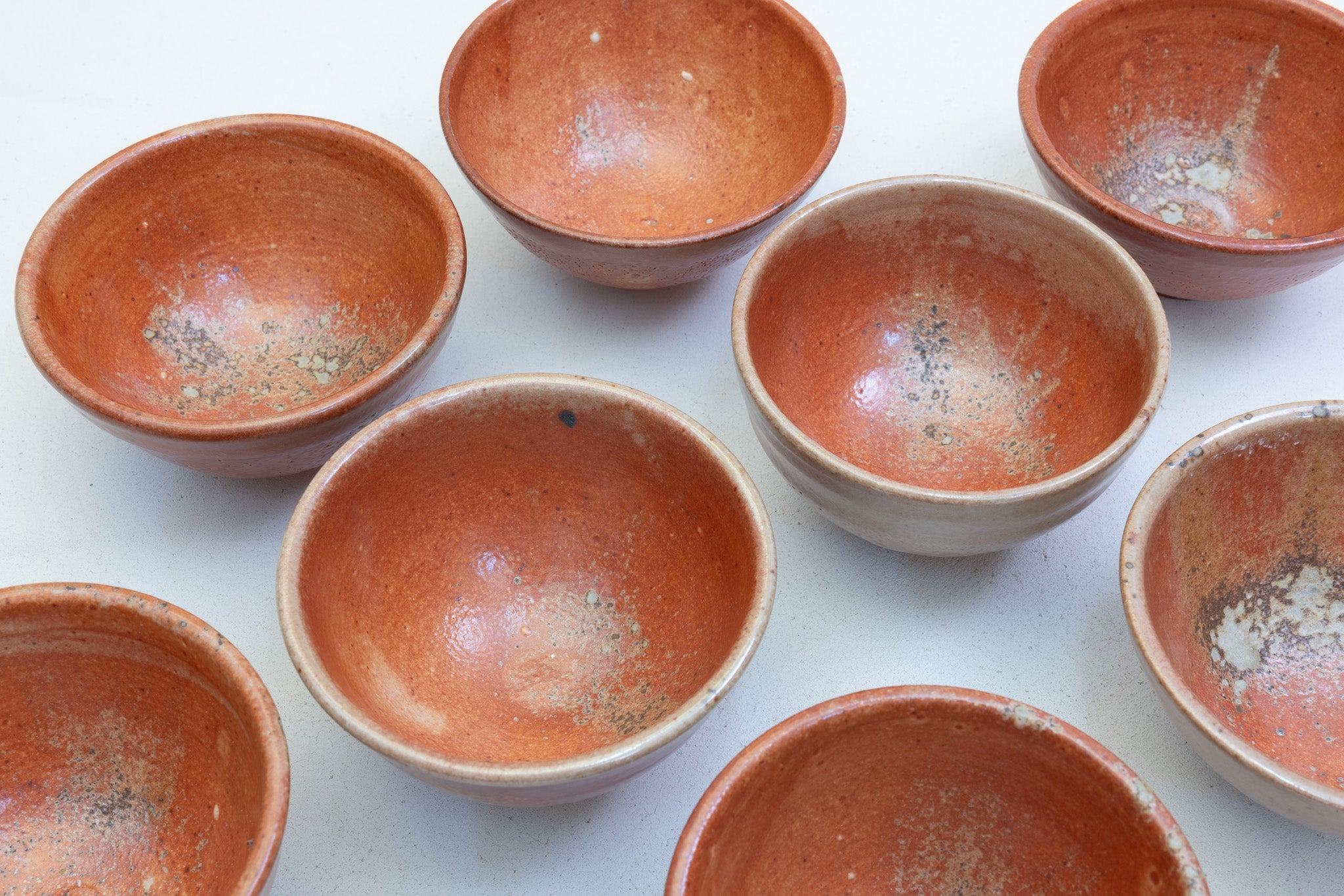 Set of 5 Shino Bowls