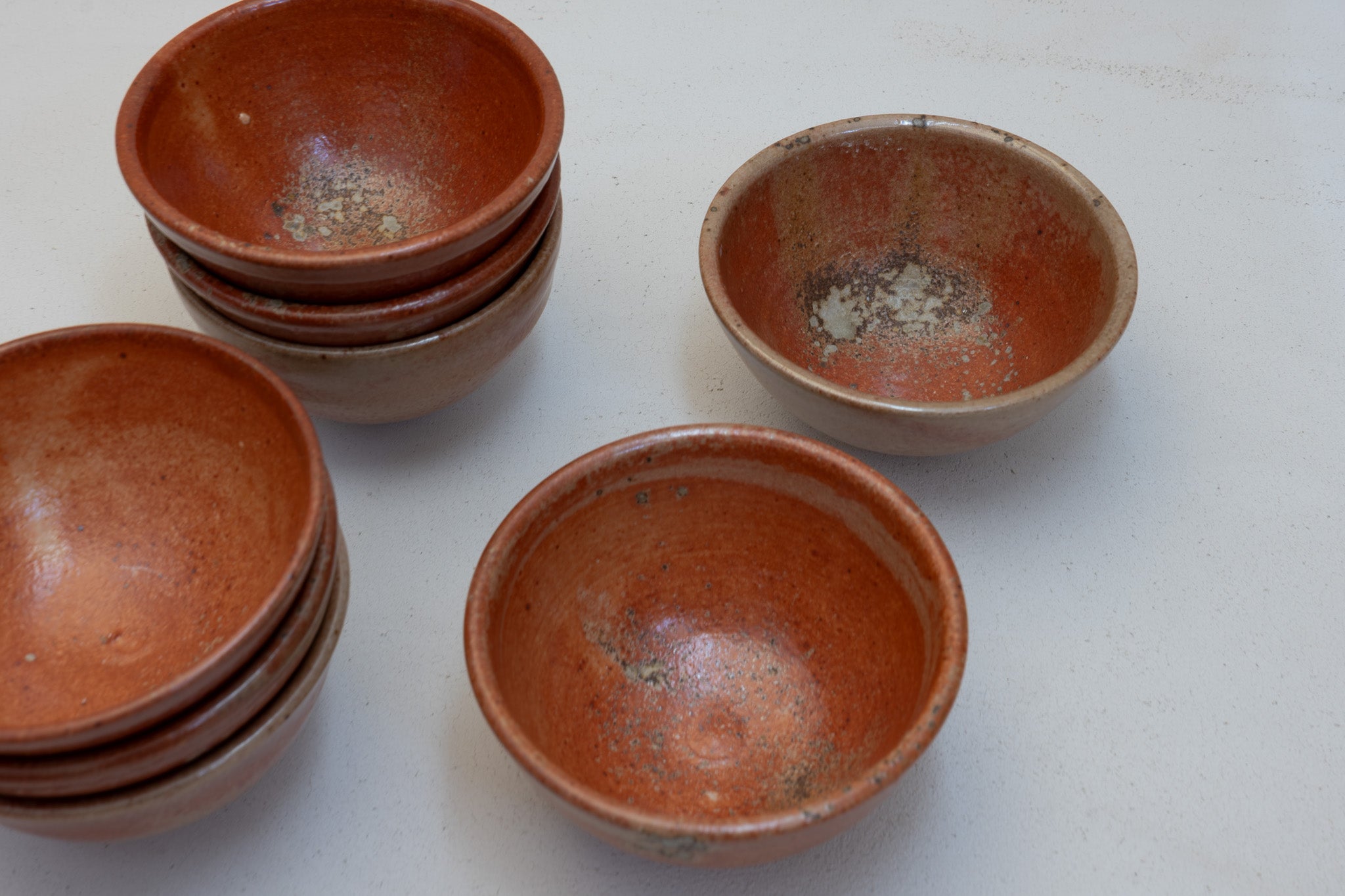 Set of 5 Shino Bowls