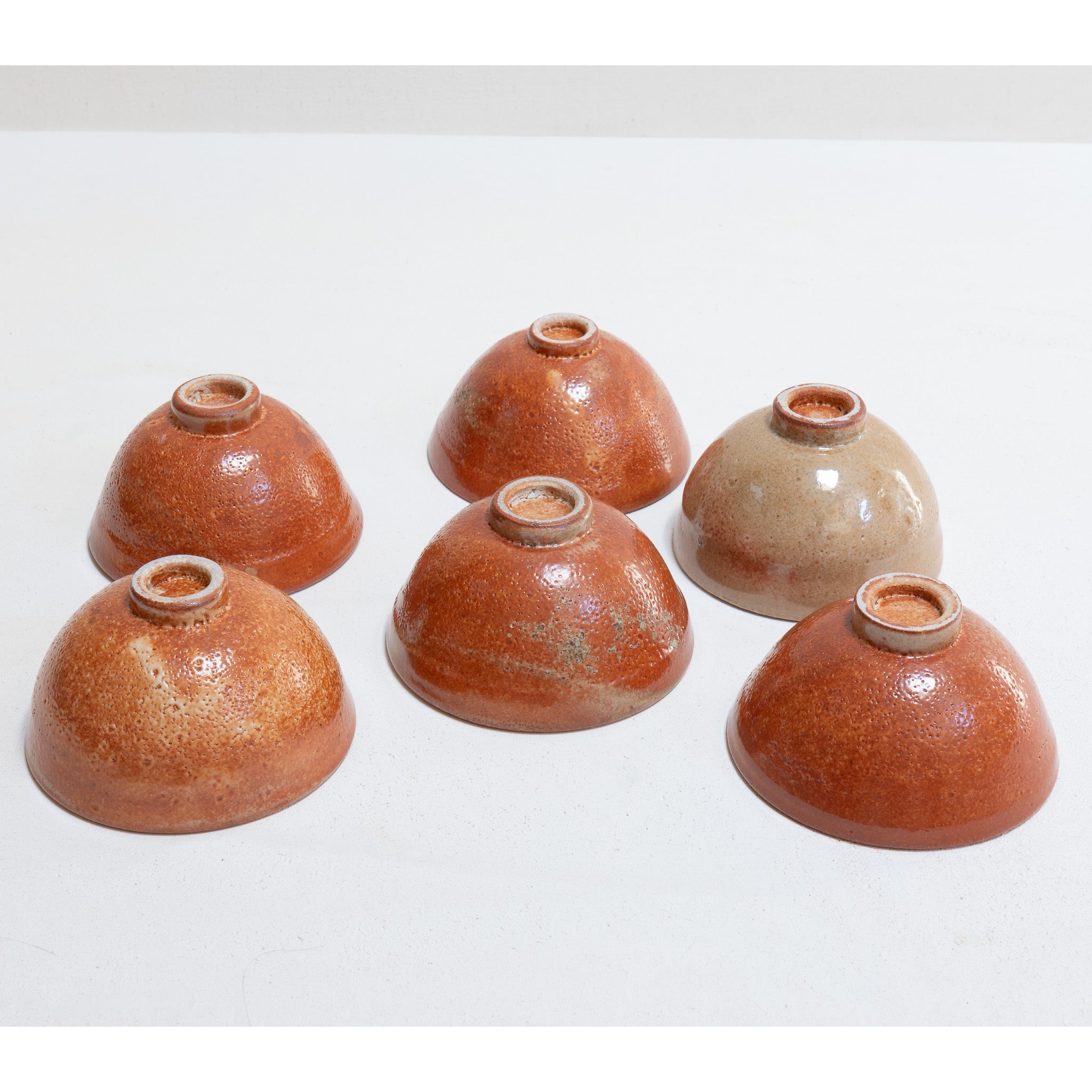 Set of 5 Shino Bowls