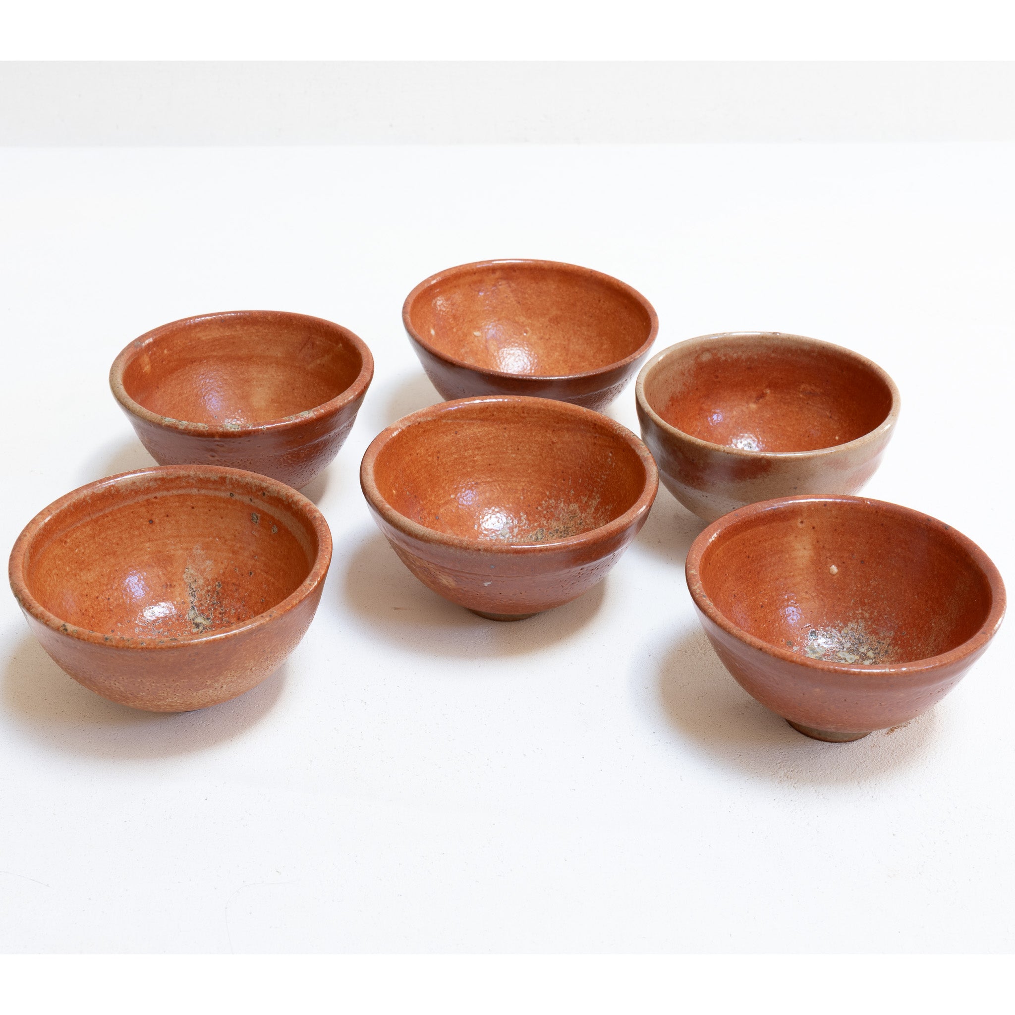 Set of 5 Shino Bowls