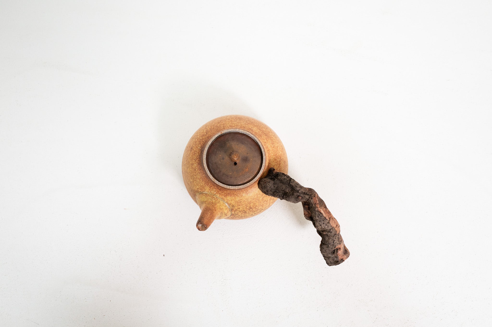 Wooden side handle teapot (600ml)