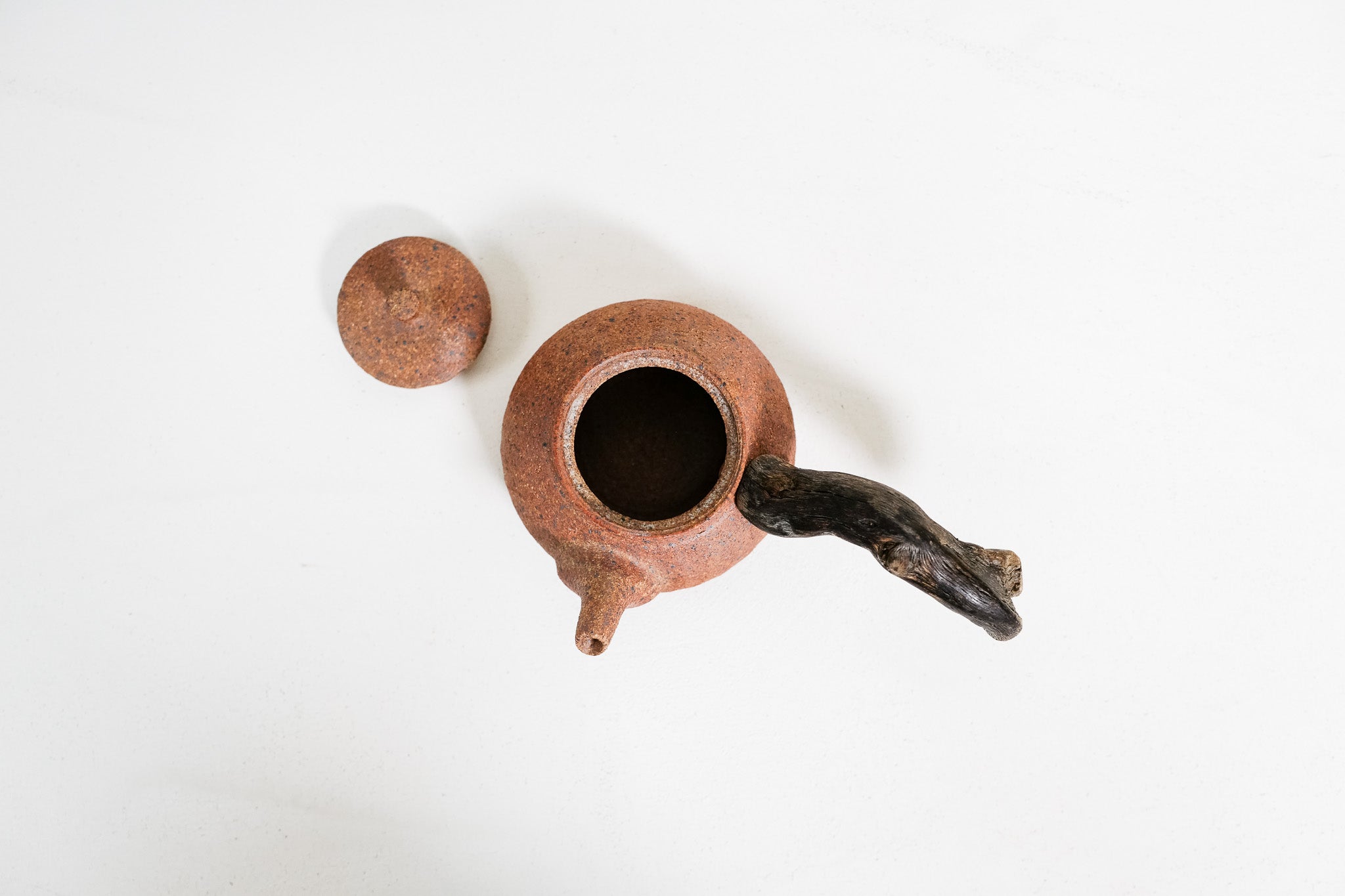 Wooden side handle teapot (350ml)