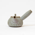 Matte white ceramic side-handle teapot (250ml)