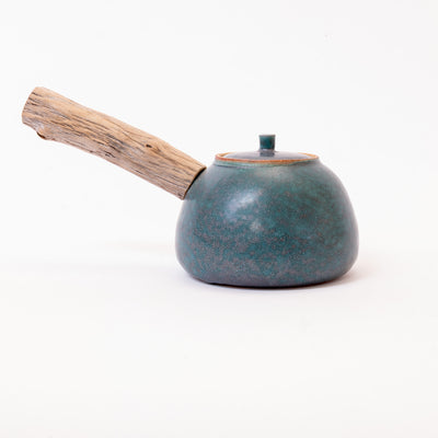 Jade wooden side-handle teapot (750ml)