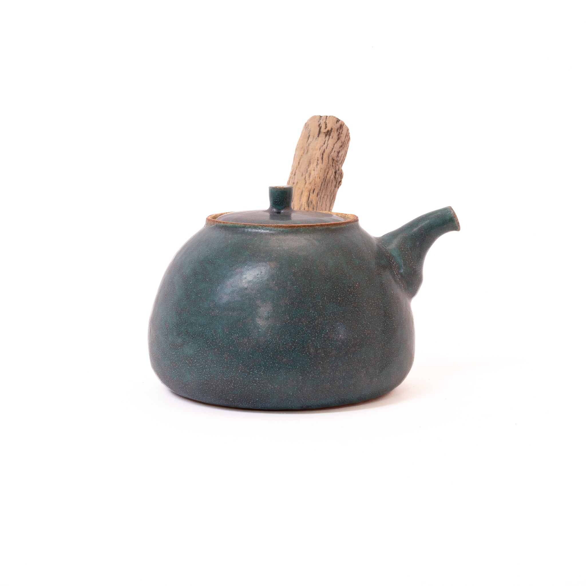 Jade wooden side-handle teapot (750ml)