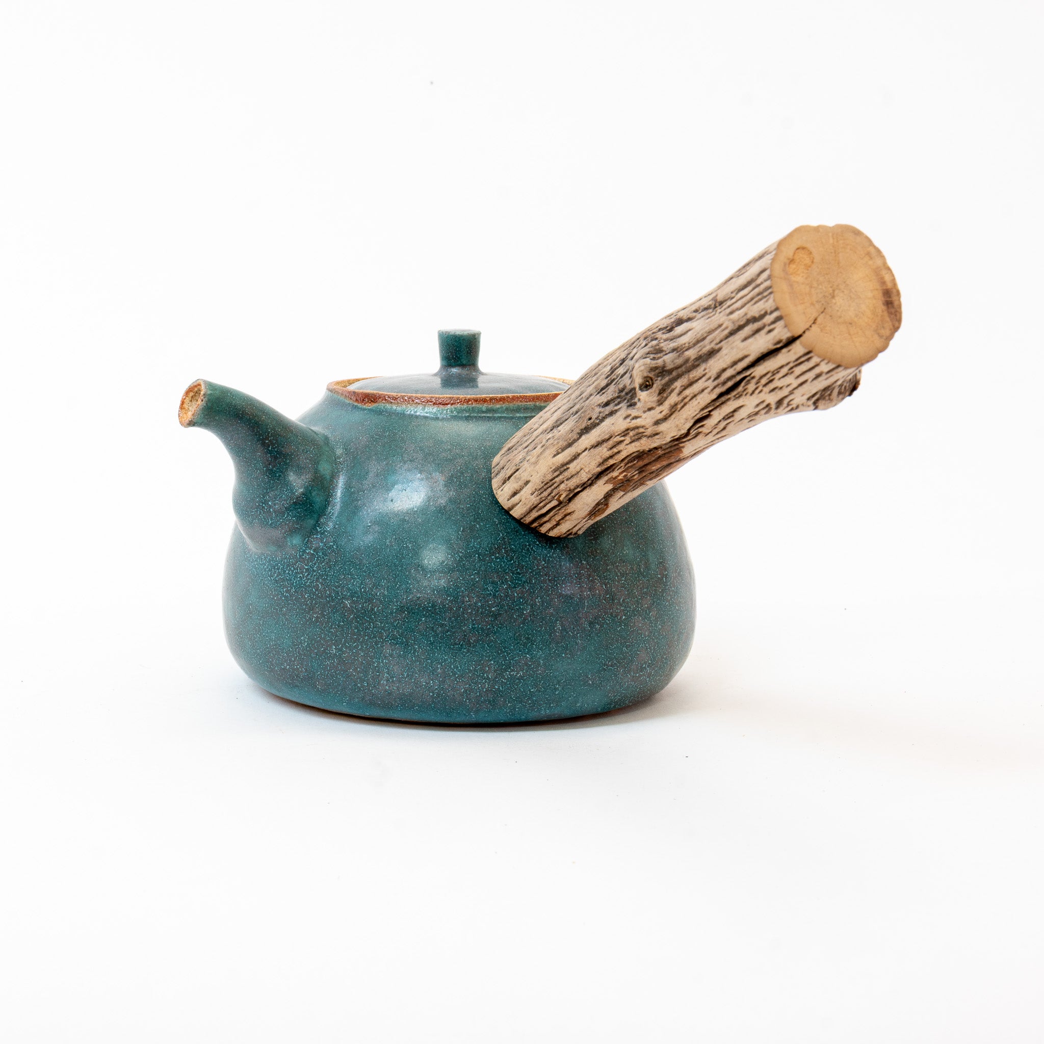 Jade wooden side-handle teapot (750ml)