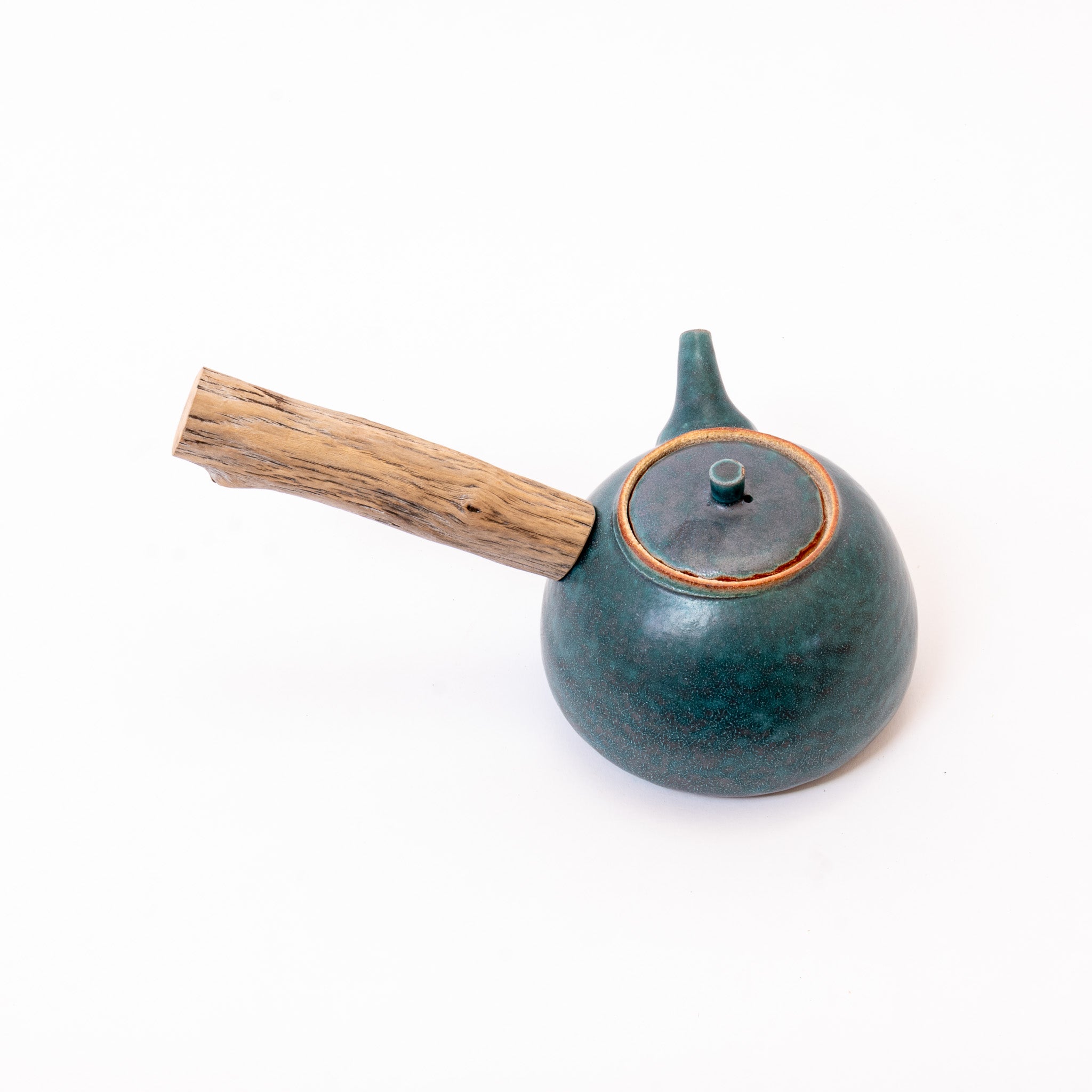 Jade wooden side-handle teapot (750ml)