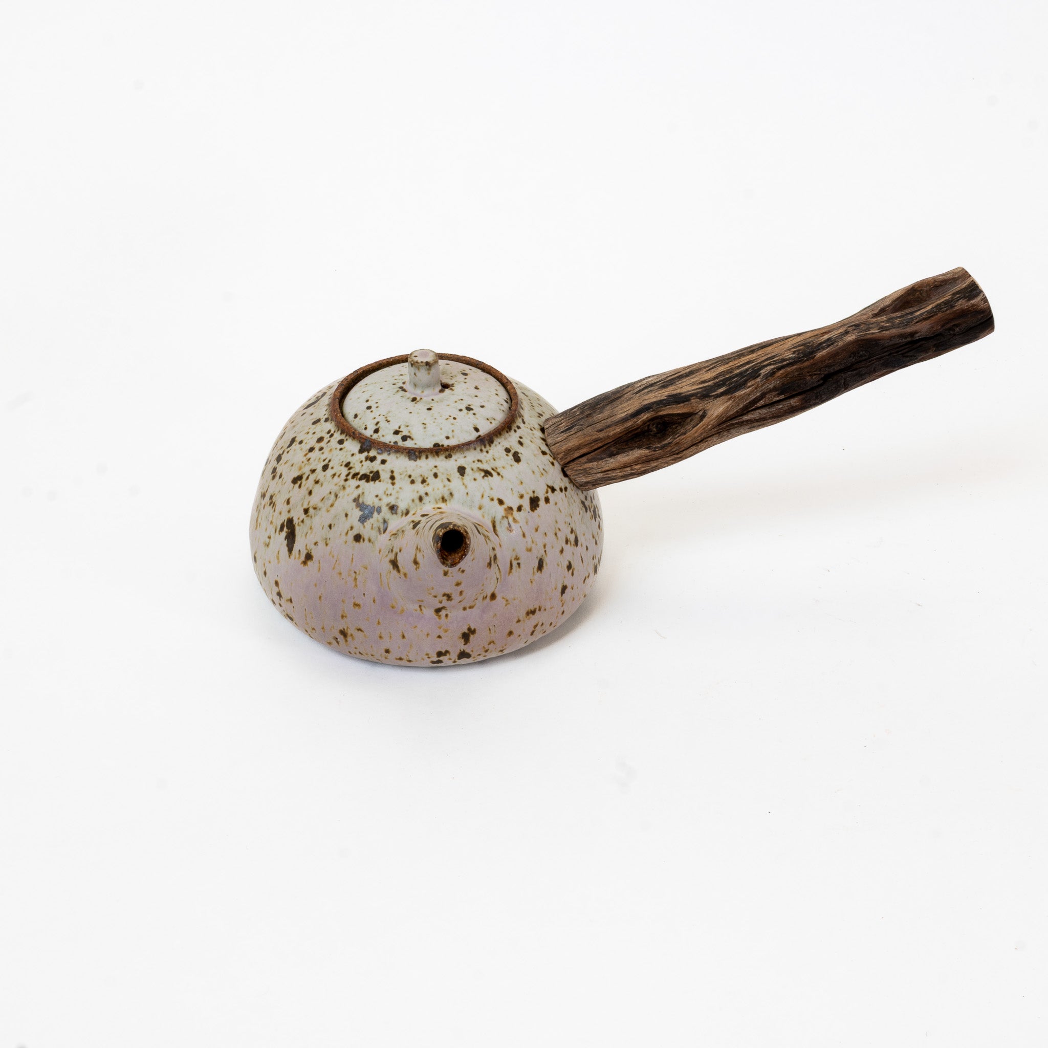 Quail egg wooden side-handle teapot (700ml)