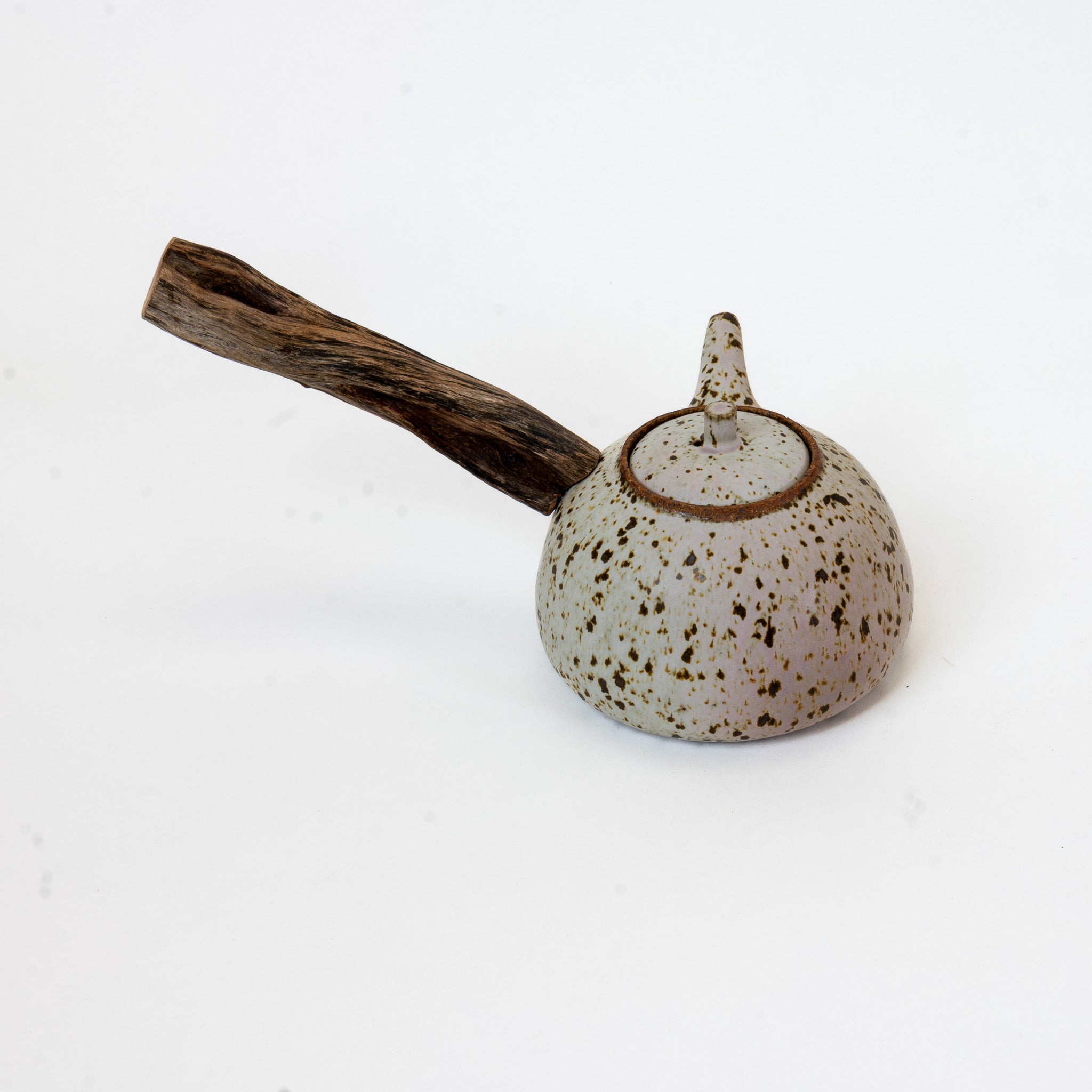 Quail egg wooden side-handle teapot (700ml)