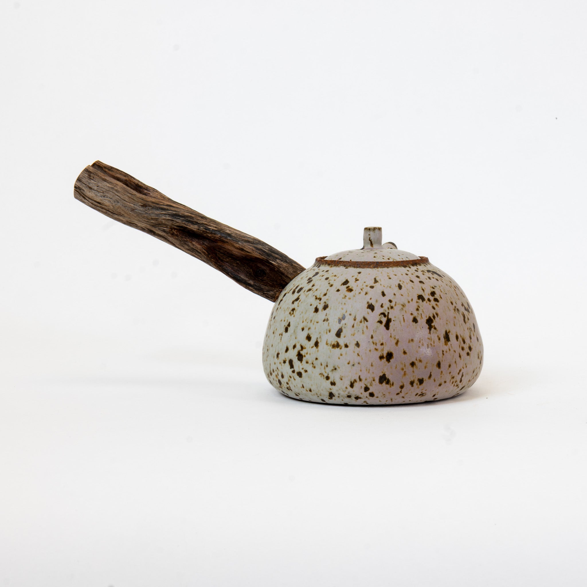 Quail egg wooden side-handle teapot (700ml)