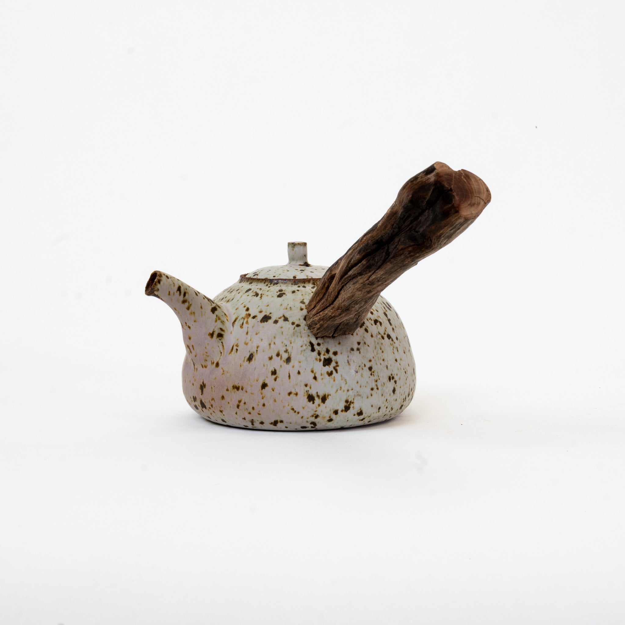 Quail egg wooden side-handle teapot (700ml)