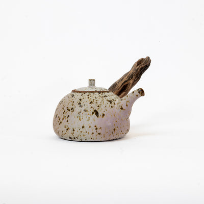 Quail egg wooden side-handle teapot (700ml)
