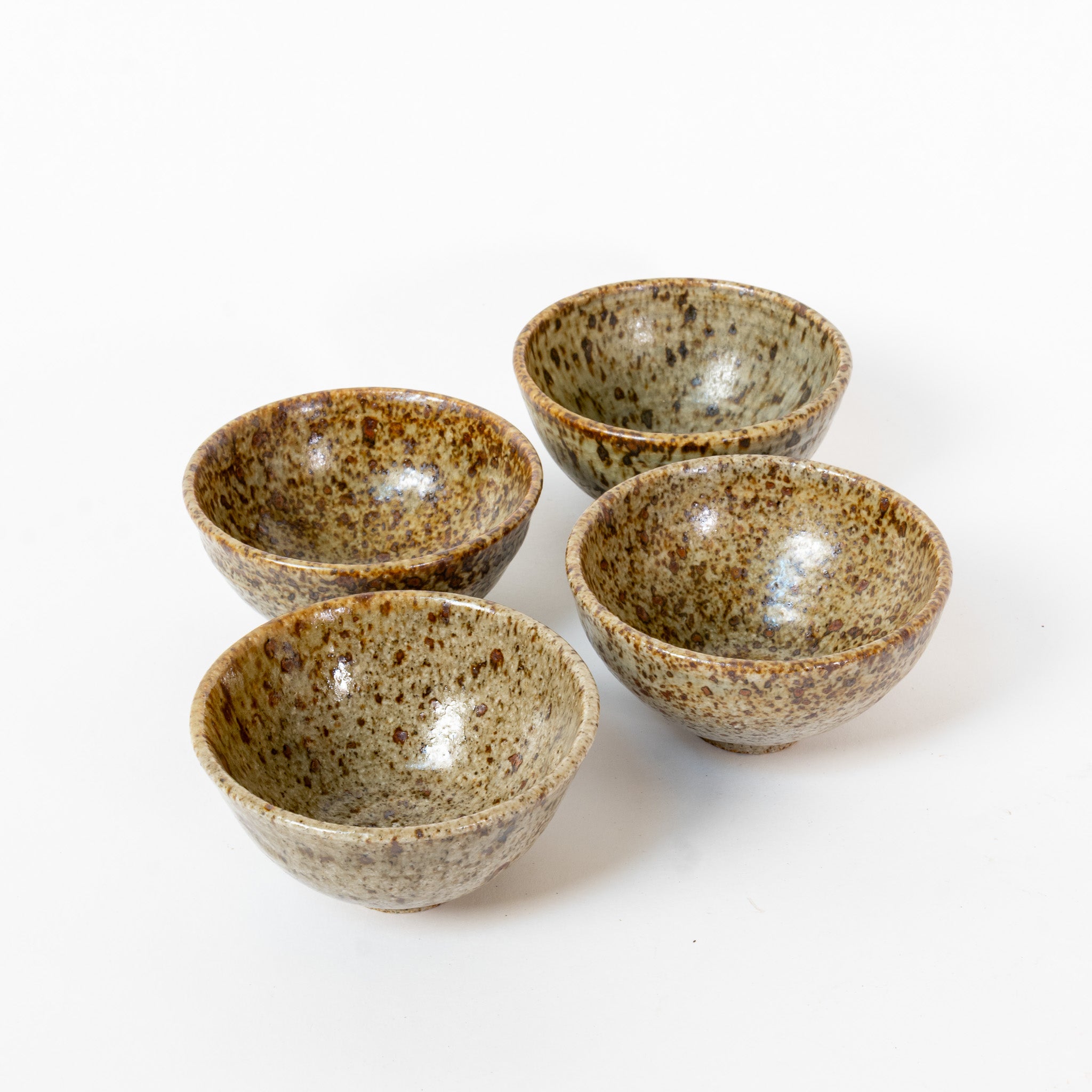 Unique set of 4 Quail Egg bowls
