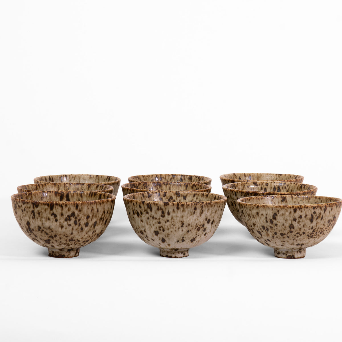 Set of 9 Quail egg Bowls
