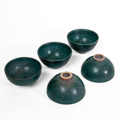 Set of 5 Jade Bowls