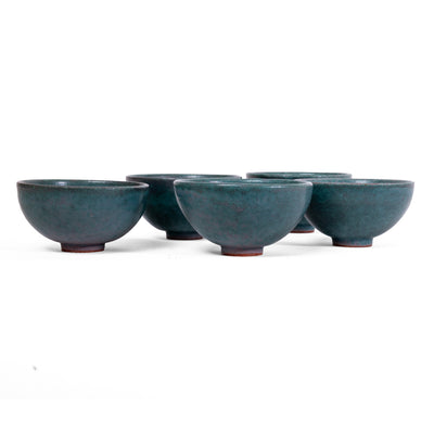 Set of 5 Jade Bowls