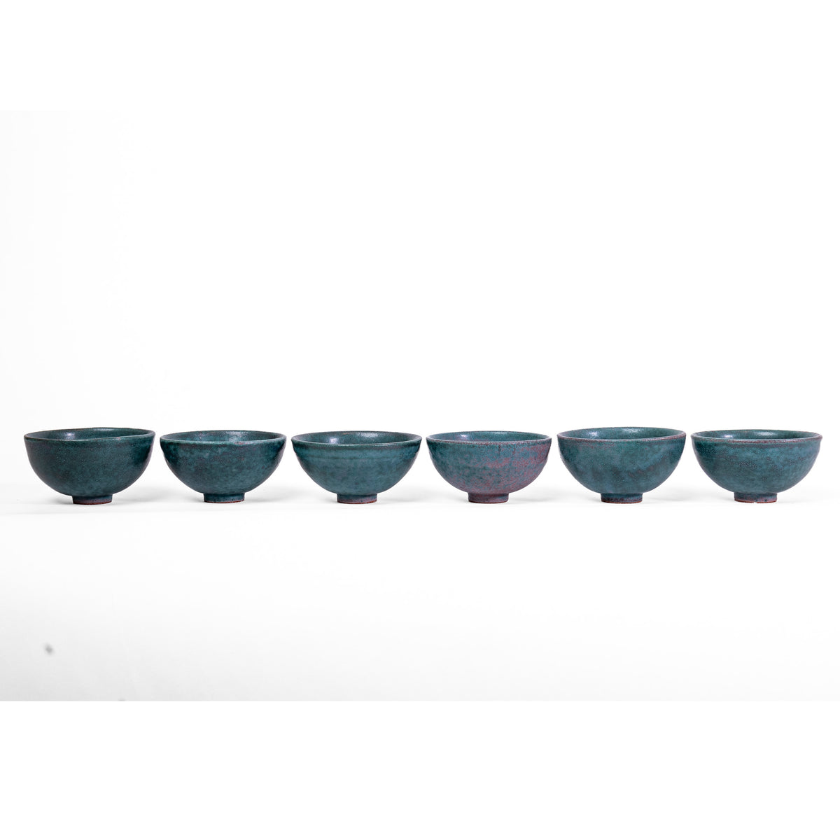 Set of 6 Jade Bowls