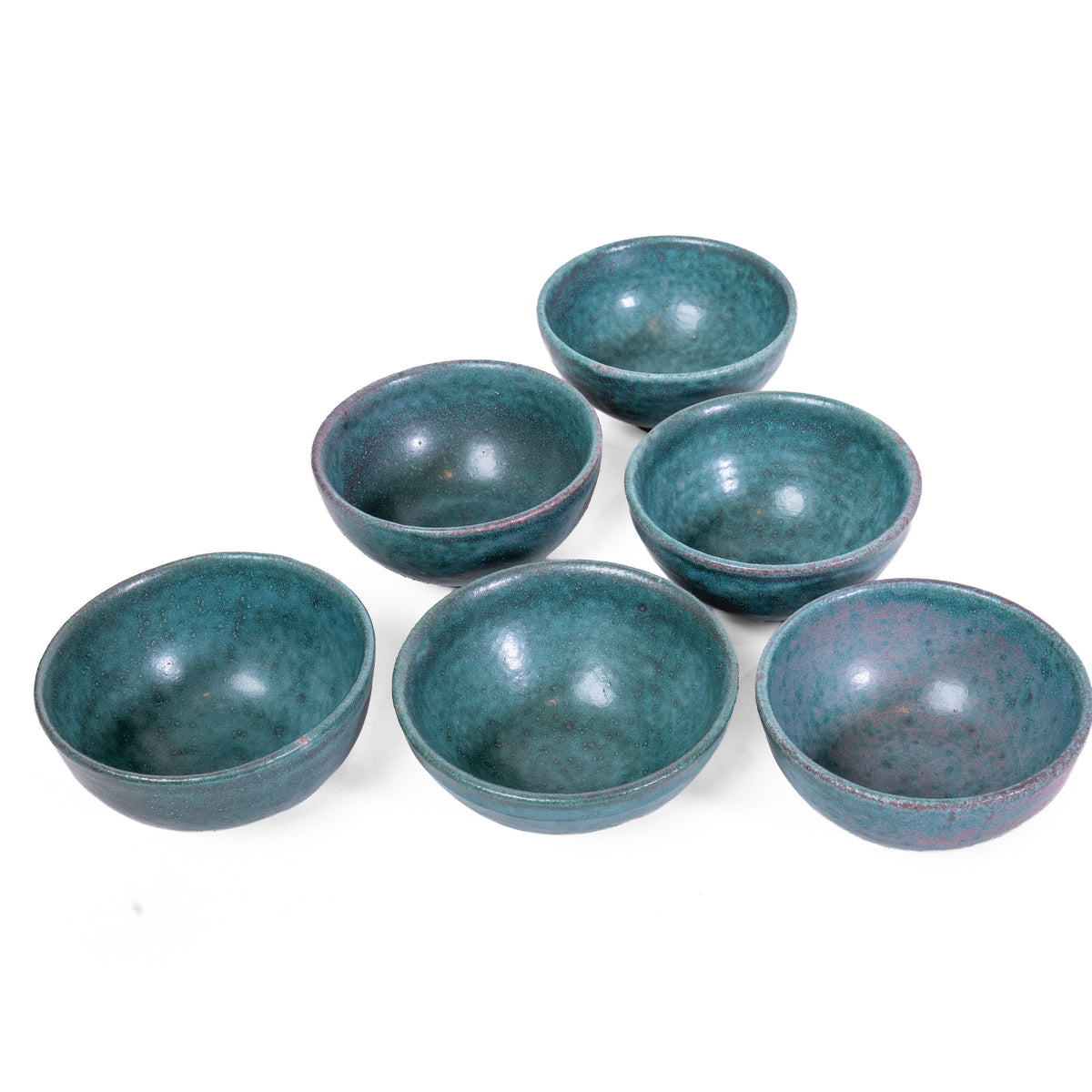 Set of 6 Jade Bowls