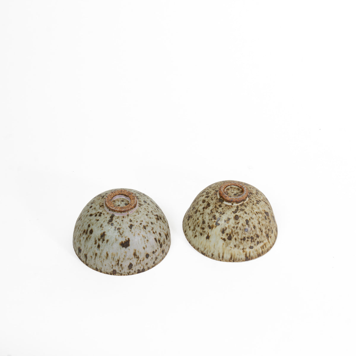 Unique set of 2 quail egg bowls