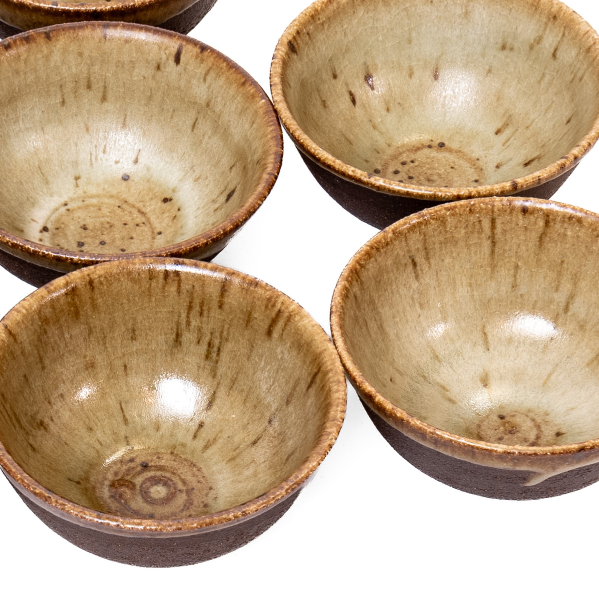 Set of 14 unique creek stone bowls