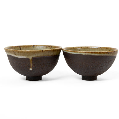 Set of 2 unique bowls