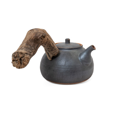 XL lefty wooden side handle boiling vessel