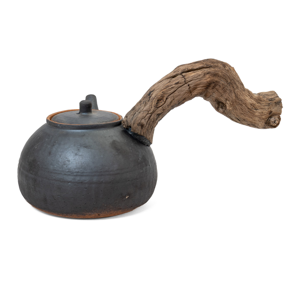 XL lefty wooden side handle boiling vessel