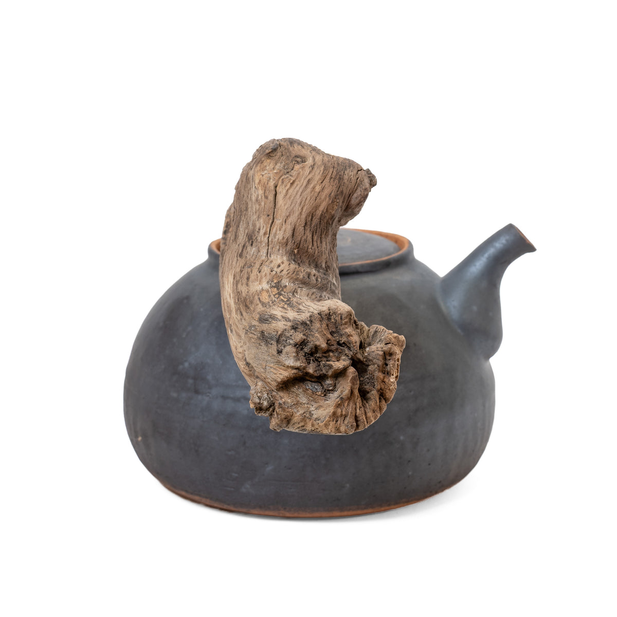 XL lefty wooden side handle boiling vessel