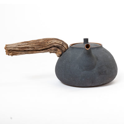 New Moon lefty wooden side-handle teapot (800ml)