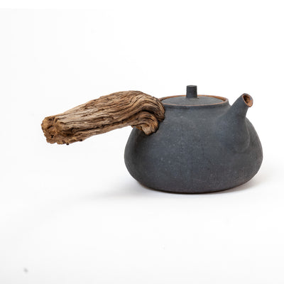 New Moon lefty wooden side-handle teapot (800ml)