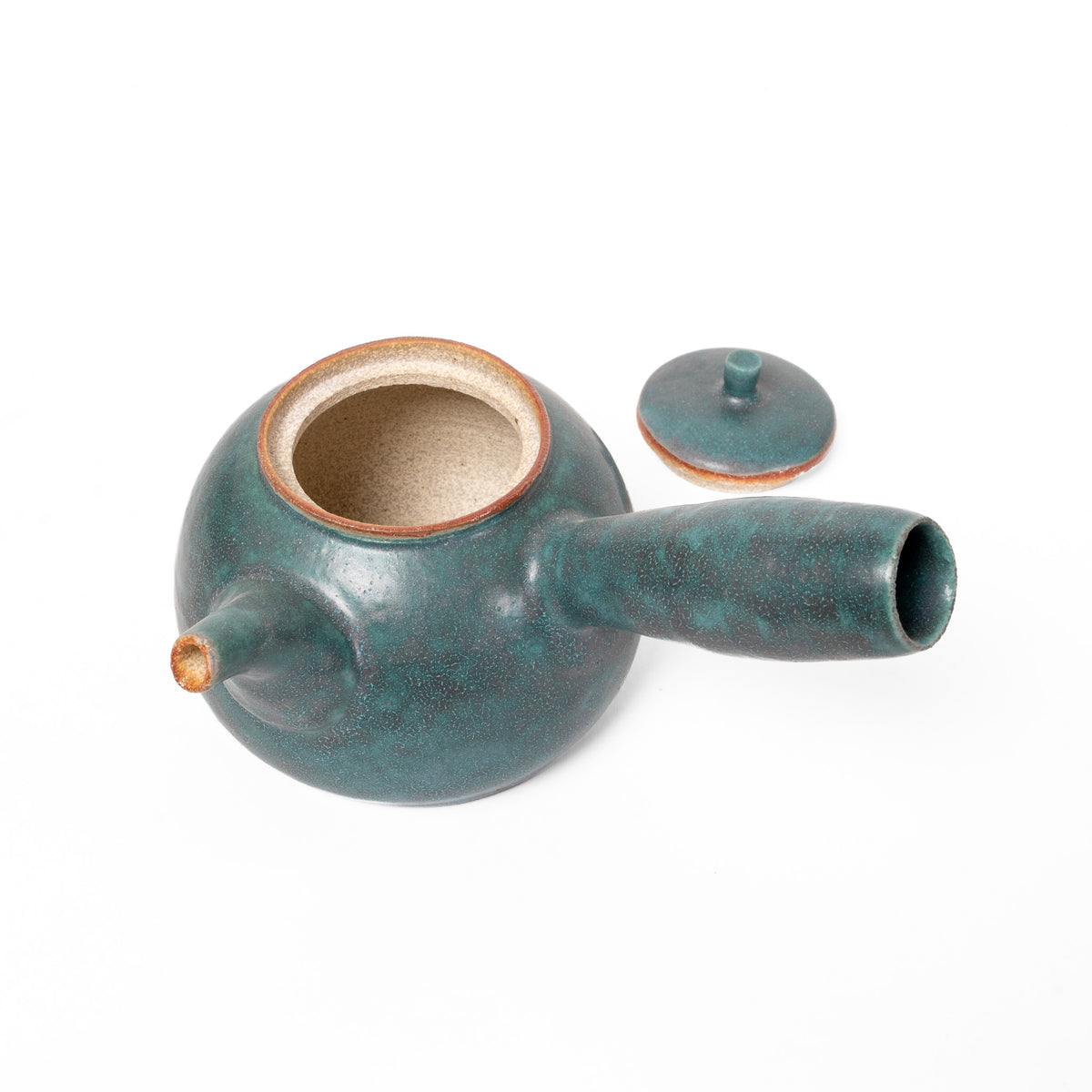 Jade Ceramic side-handle teapot (550ml)